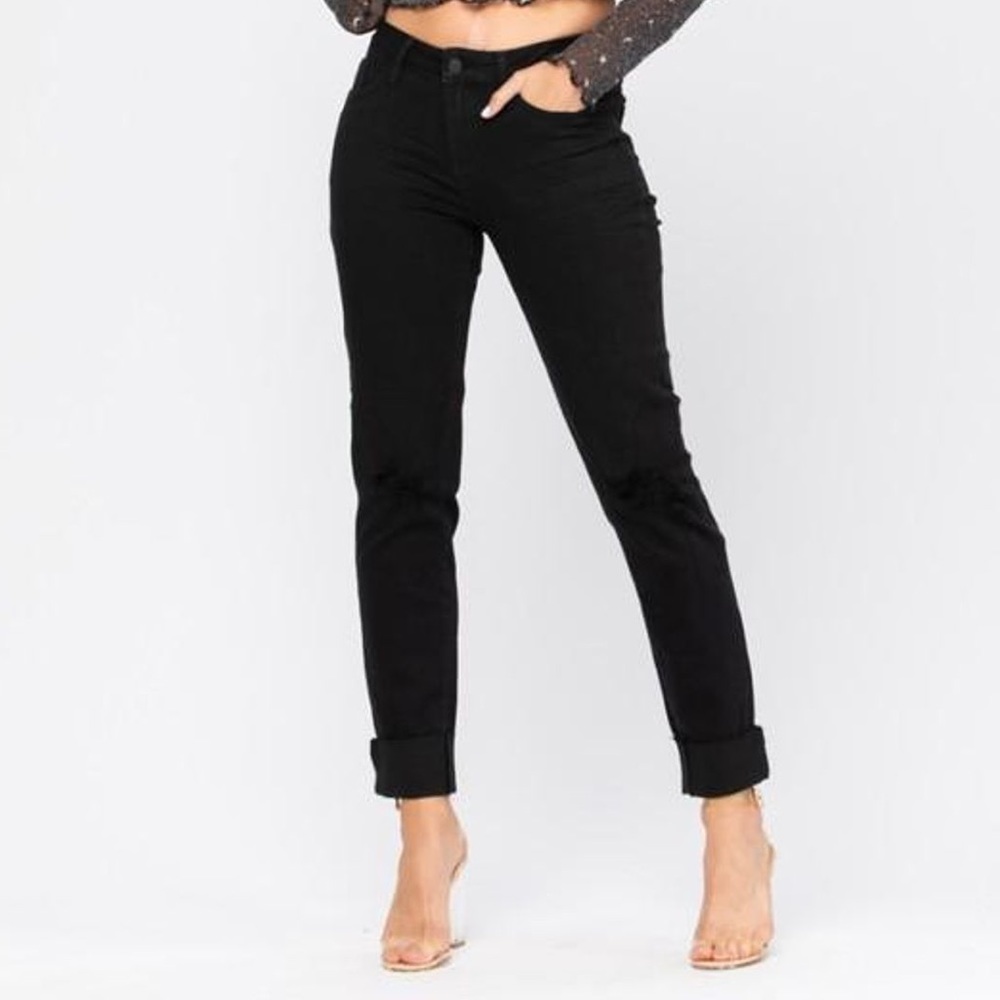 Judy Blue Black Mid Rise Slim Fit Jeans NWT